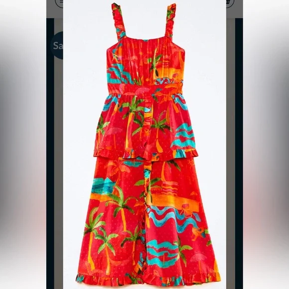 FARM Rio | Dresses | Farm Rio Women Ipanema Midi Dress In Ipanema | Poshmark